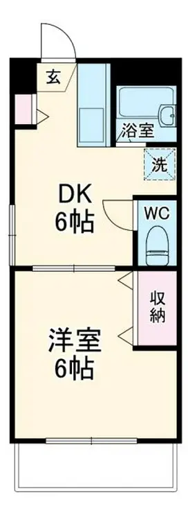 グローブレジデンス本八幡 2階階 間取り