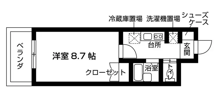 新百合グリーンハウス 3階階 間取り