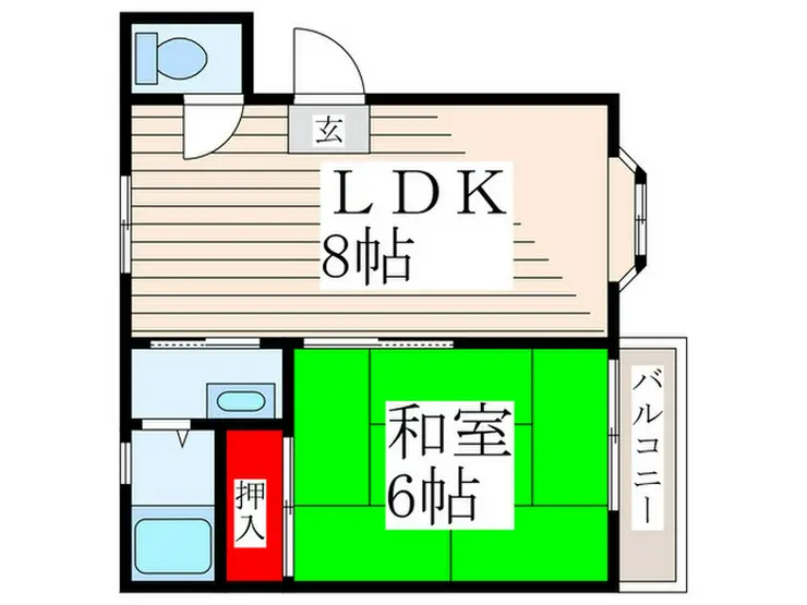 田代マンション 2階階 間取り
