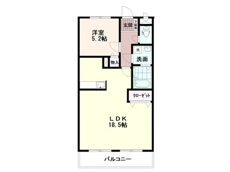 アベリア 2階階 間取り