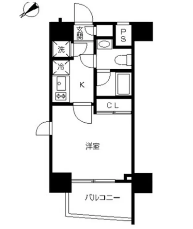 スカイコート池袋西壱番館 10階階 間取り