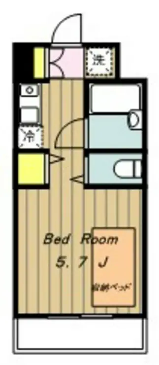 ウインドベル学生マンション 2階階 間取り