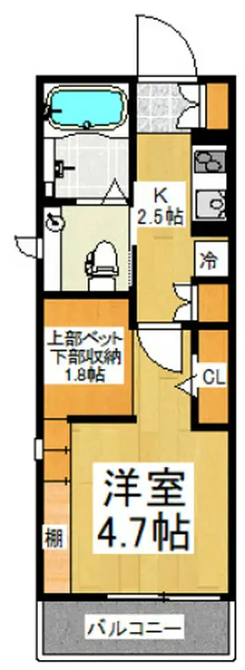 ホープベル 2階階 間取り