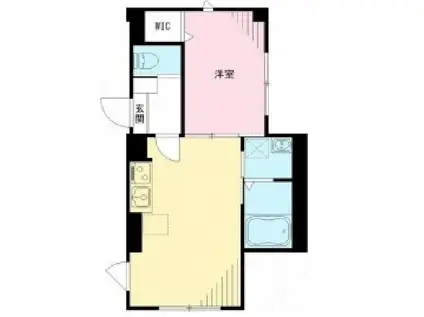 VIEUNO TN(1LDK/1階)の間取り写真