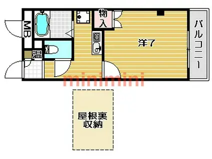 ETOILE MT 3(1K/4階)の間取り写真
