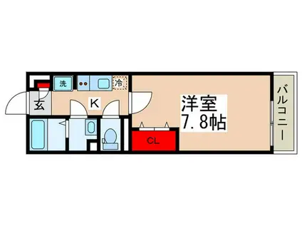 TOMATOII(1K/1階)の間取り写真