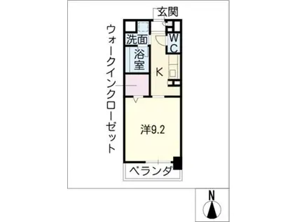 オーラックスホンゴウ(1K/4階)の間取り写真