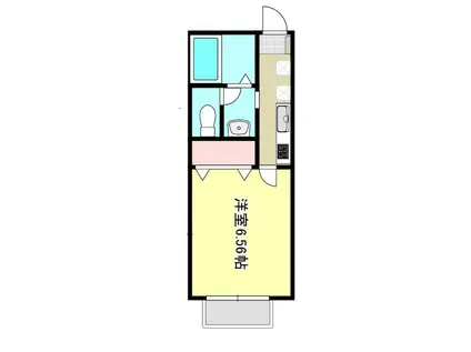 山手50番館(1K/2階)の間取り写真