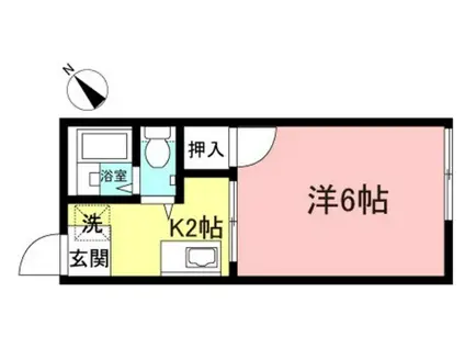 メゾン・アプリコ(1K/1階)の間取り写真