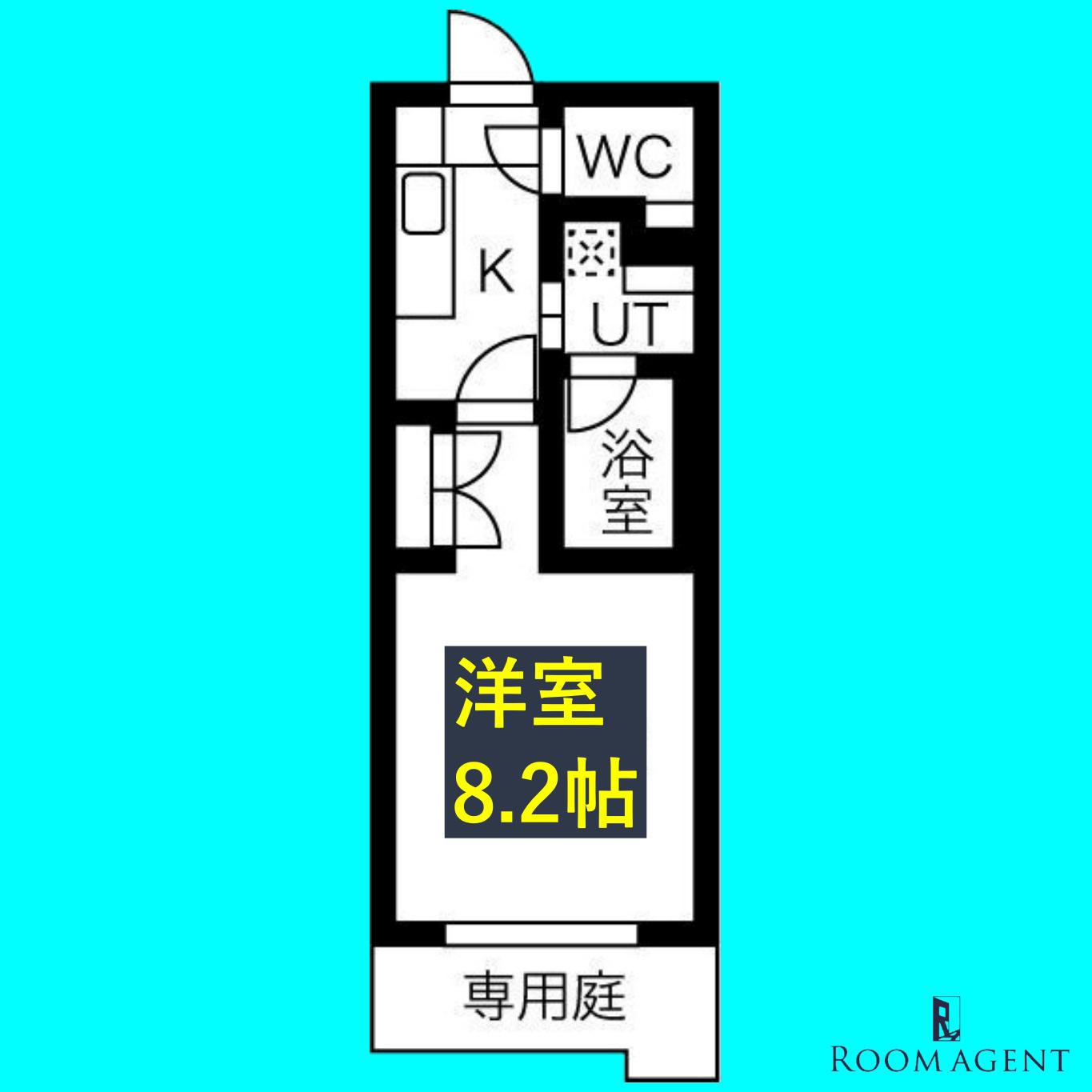 ソフィア本山(1K/1階)の間取り写真
