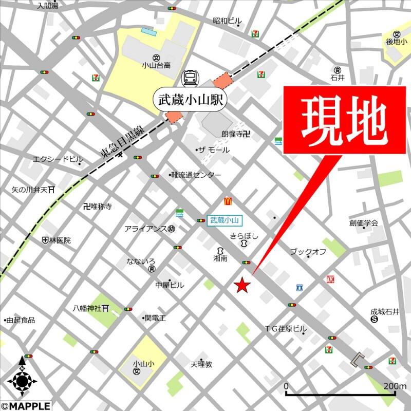 DORMIR武蔵小山(1LDK/2階)の間取り写真