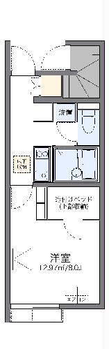 レオネクストSHOIN(1K/1階)の間取り写真