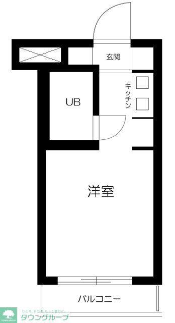 ジェイパーク方南町(1K/3階)の間取り写真