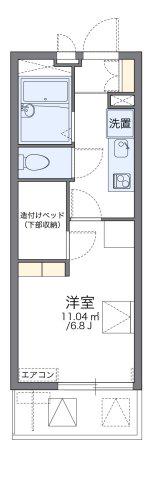 レオパレス舎利寺CF(1K/3階)の間取り写真