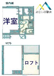 プラナス中村町II(ワンルーム/2階)の間取り写真