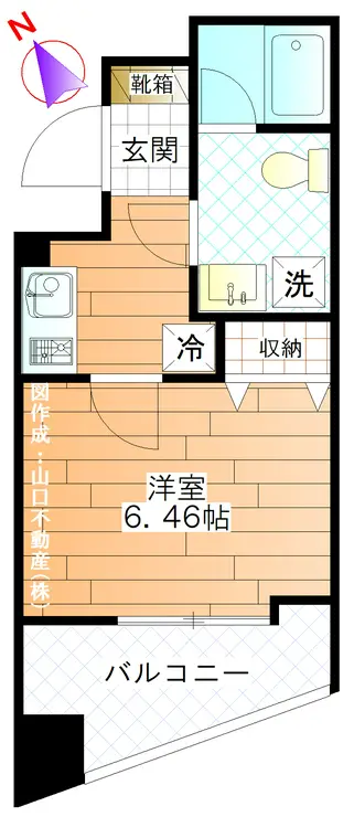 ウィステリア日野 6階階 間取り