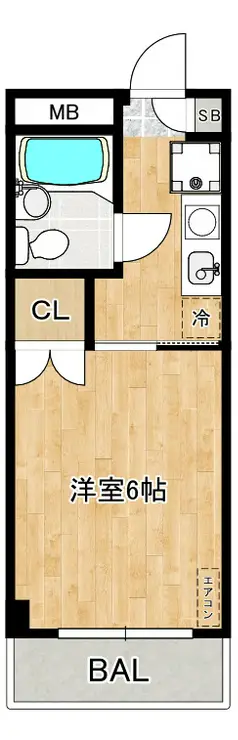 公園ハウス 1階階 間取り