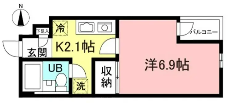 ドウェル武蔵野 4階階 間取り