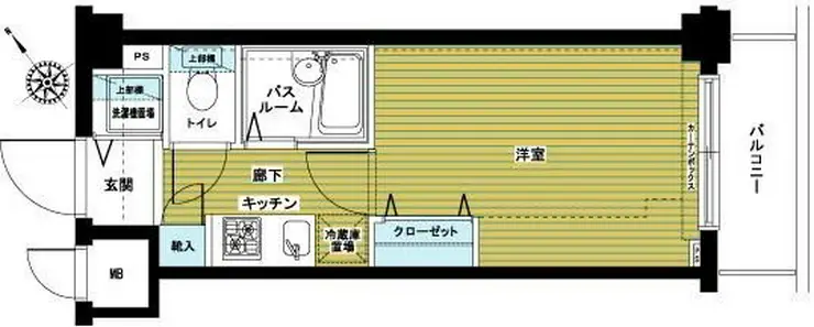 フェニックス・エルミタージュ 4階階 間取り