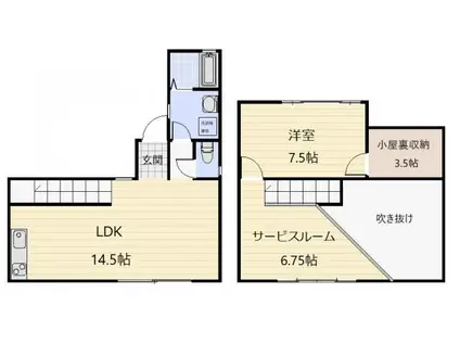 GN STYLE(1SLDK/1階)の間取り写真