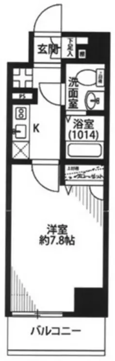 プレール・ドゥーク東雲 3階階 間取り