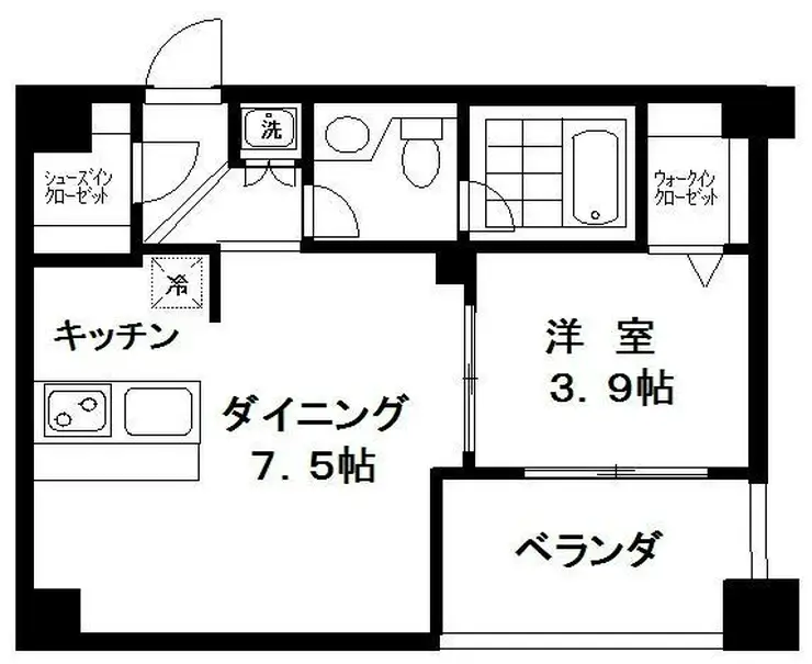 アプレパークス百合ヶ丘 3階階 間取り