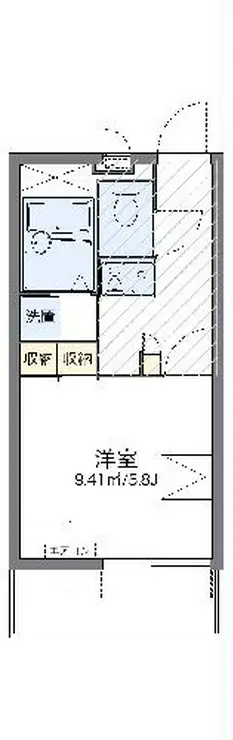 レオパレス小池 3階階 間取り
