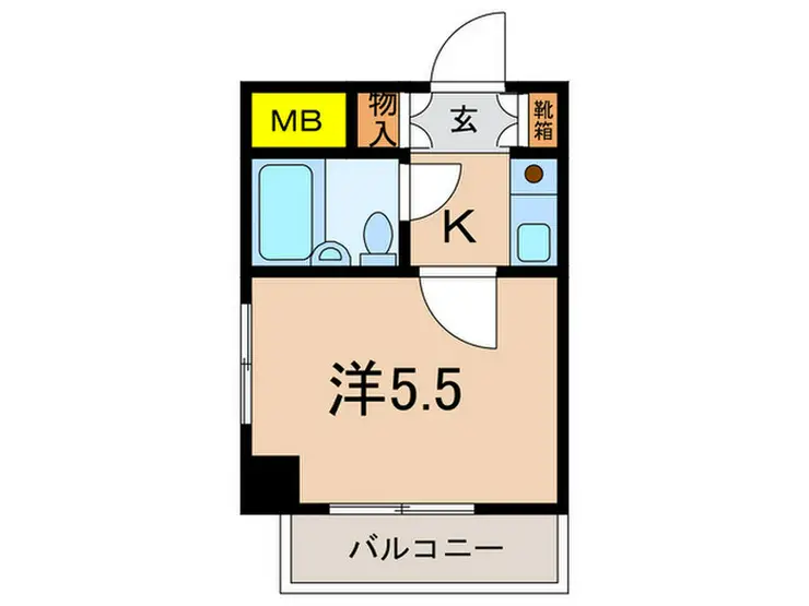 クリオ横浜平沼壱番館 5階階 間取り
