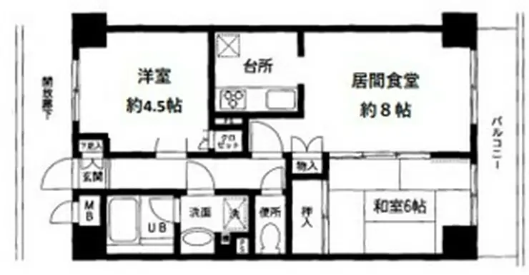 ファインコート立石 6階階 間取り