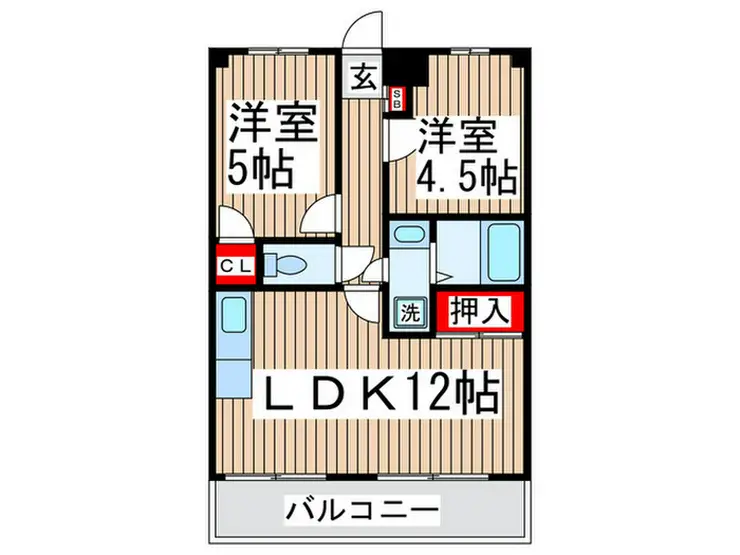 ウメジュネス 3階階 間取り