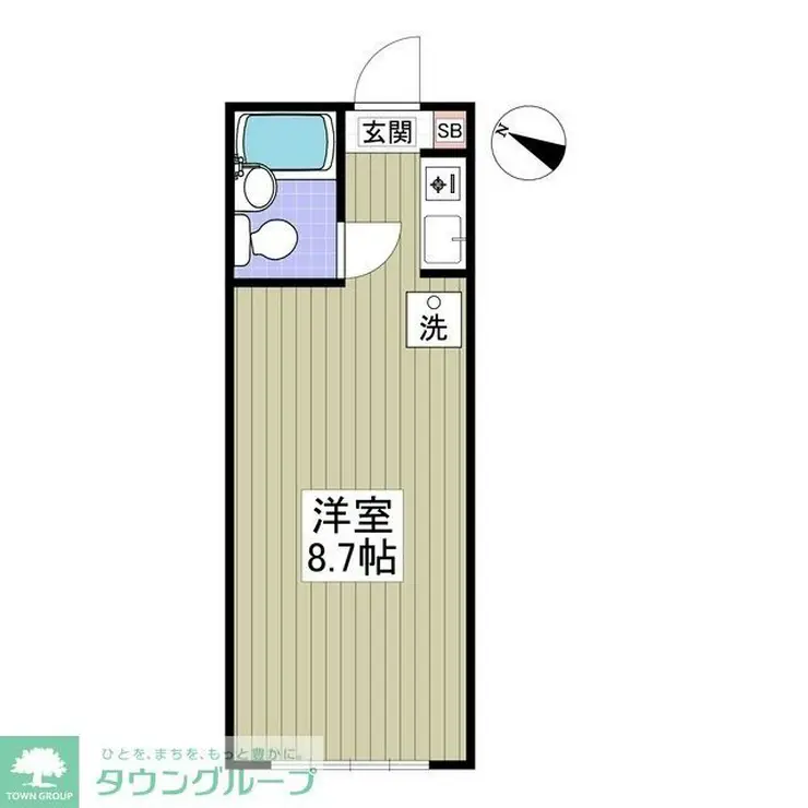 ベルオークしずか 2階階 間取り