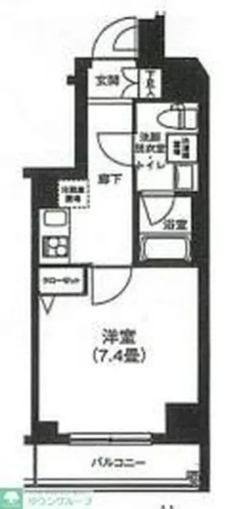 アイル プレミアム東京府中 7階階 間取り