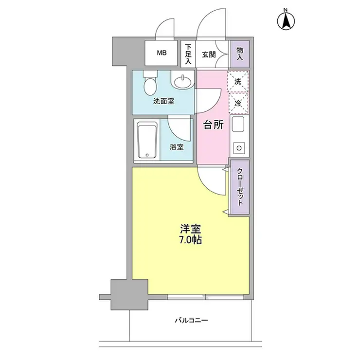 セレーノ品川 2階階 間取り