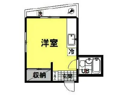 PARKST.尾台(ワンルーム/3階)の間取り写真