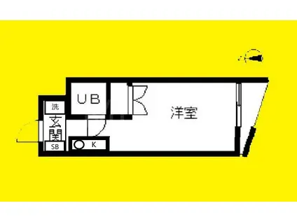 TOP・藤沢第2(ワンルーム/3階)の間取り写真