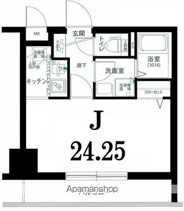 グリフィン横浜・高島町 9階階 間取り
