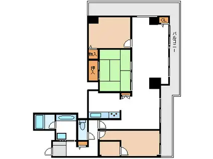 ソリッドタワー(3LDK/10階)の間取り写真