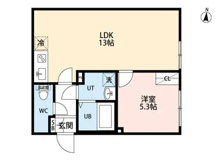 PARK LILA住吉 PARK LILA住吉(1LDK/3階)の間取り写真