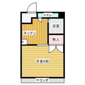 リエス那古野(1K/3階)の間取り写真