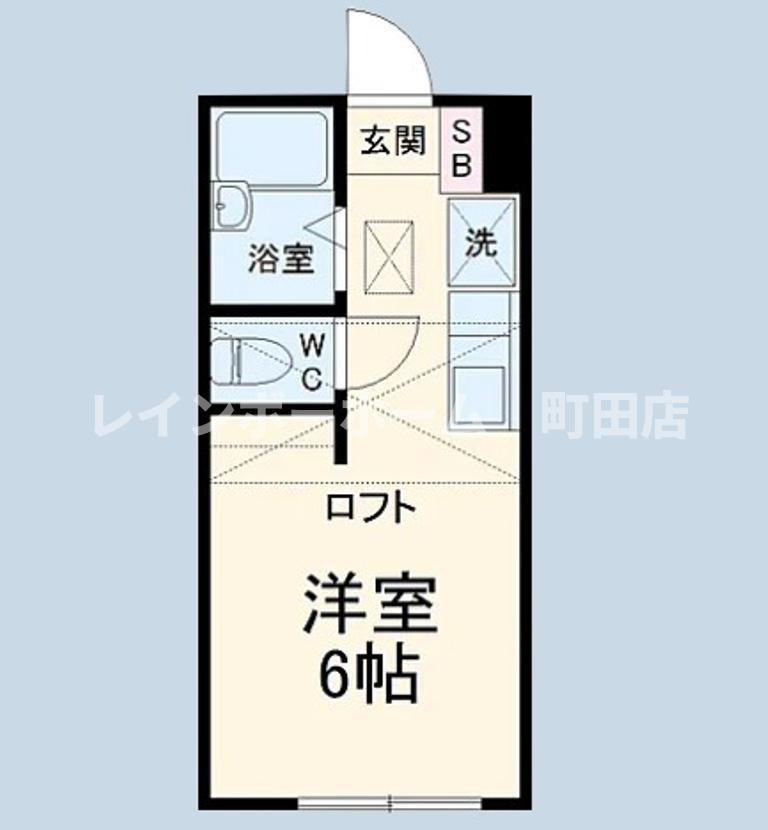 セレーナ橋本(1K/1階)の間取り写真