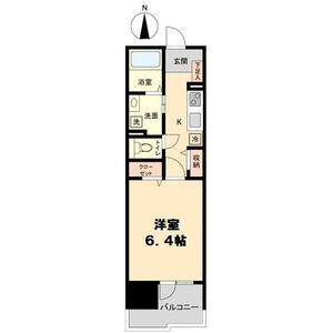 WILLDO 太閤通(1K/11階)の間取り写真