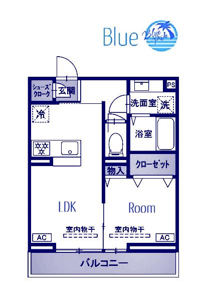 シンビジウム湘南台(1LDK/3階)の間取り写真