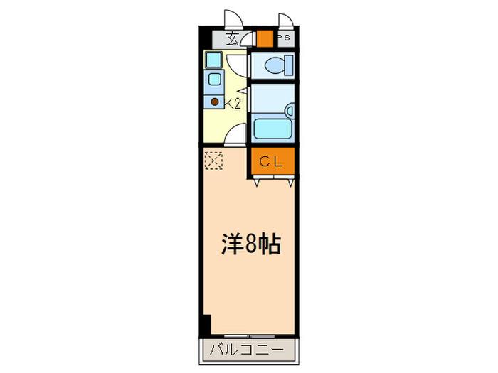メゾンアネックス(1K/3階)の間取り写真