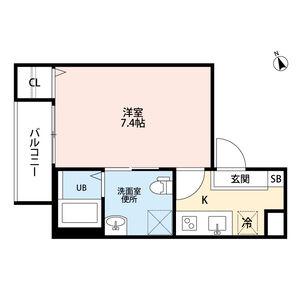 N&A HOME 露橋エヌアンドエーホームツ(1K/3階)の間取り写真
