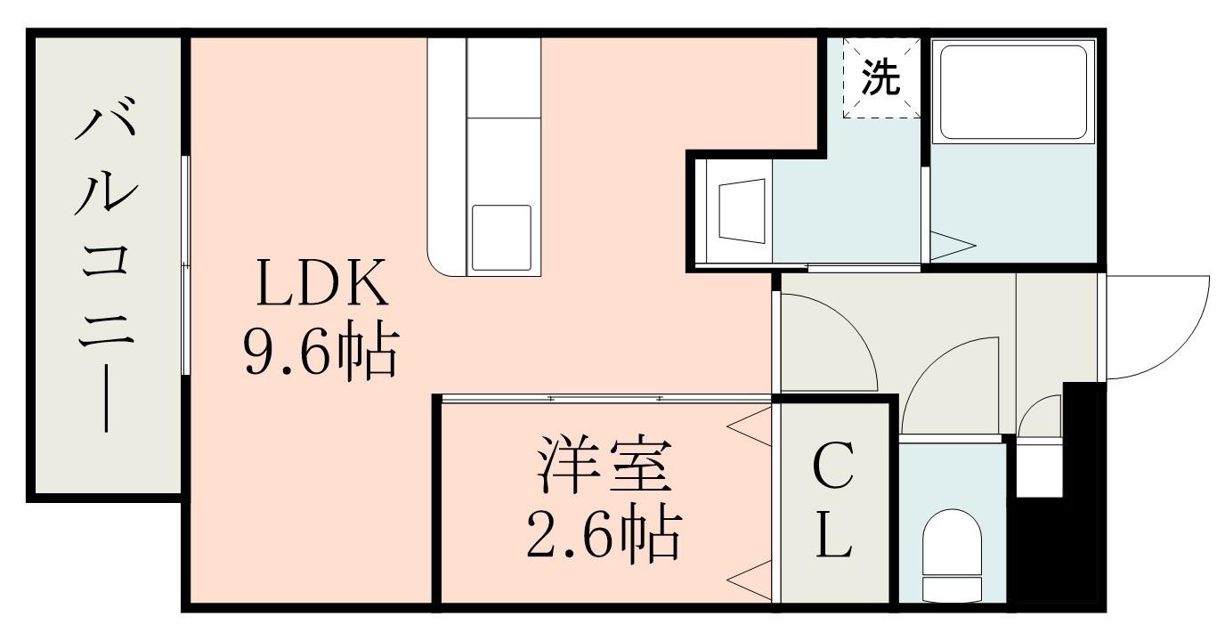 YSBLD.22(1LDK/2階)の間取り写真