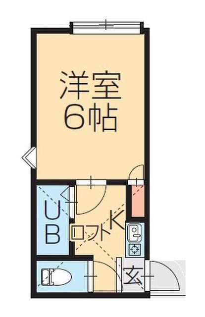 L COLLECTION松海が丘(1K/1階)の間取り写真