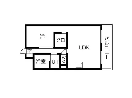 ドルチェヴィーダ姫路(1LDK/5階)の間取り写真