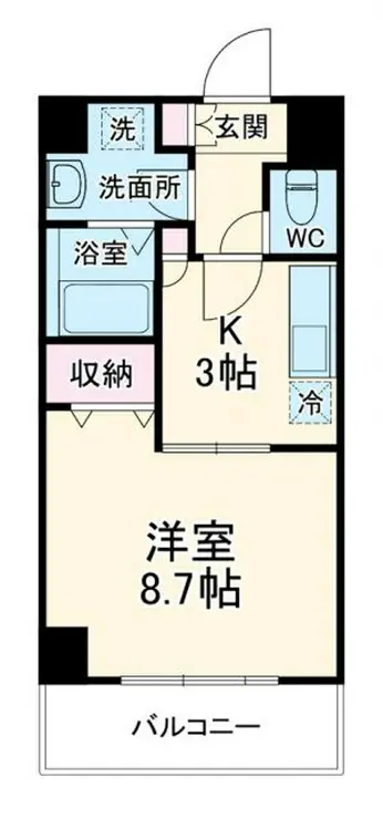 サンライズ八咲 4階階 間取り