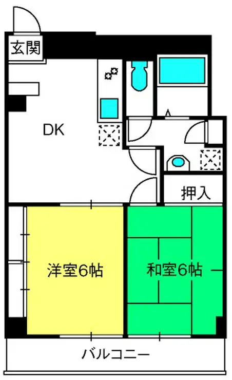 勝田ビル 3階階 間取り