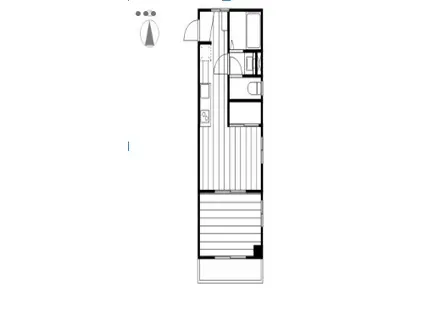 アーバンハイム川口(1DK/1階)の間取り写真